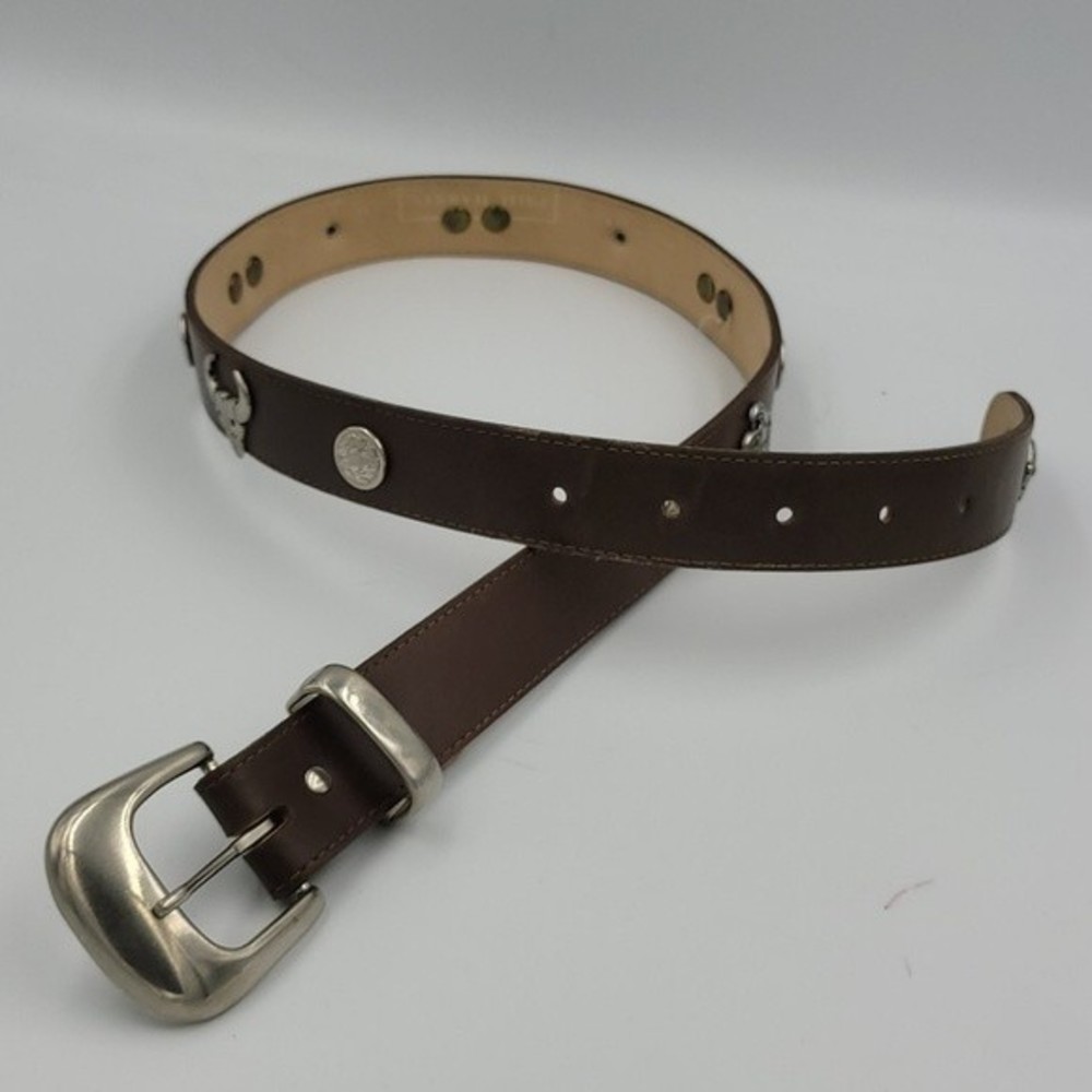 VTG Paul Harris Brown Southwestern Belt Sz S  Rodeo Western - Picture 3 of 12
